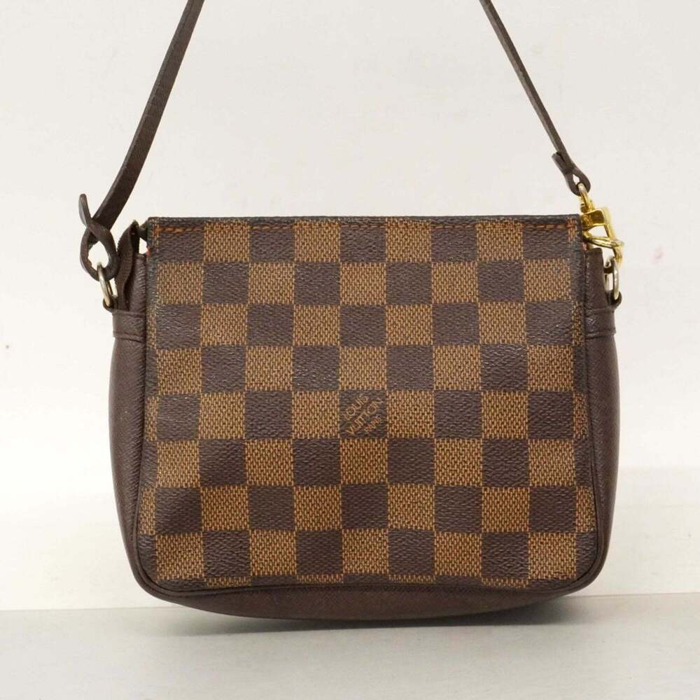 Louis Vuitton Damier Trousse Makeup Bag/Pouch N51982 Ebene (Women's) - Picture 12 of 12